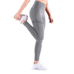 High Waist Fitness Gold Print Leggings