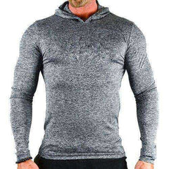 MUSCLE ALIVE Gym Hoodie Men Bodybuilding  Sweatshirts