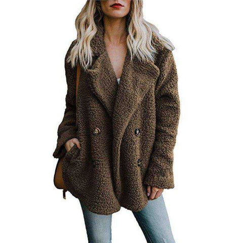 Image of Women's Fluffy Fur Winter Coat