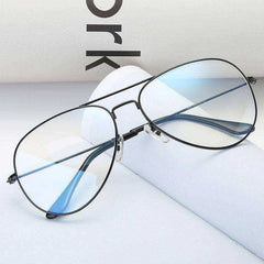 Aesthetic Aviator Blue Light Protecting Computer Glasses