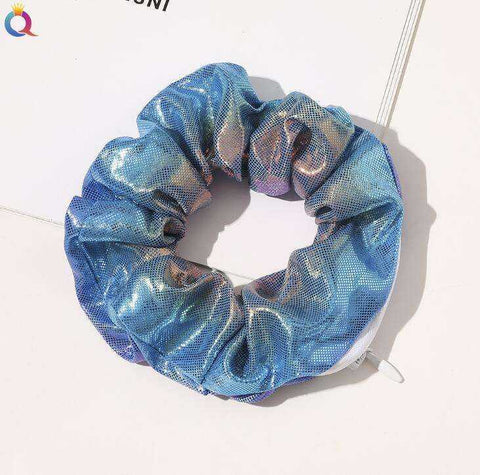 Image of New Velvet Tencel Zipper Pocket Hairband Elastic  Accessories