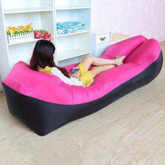Adult Beach Lounge Chair Fast Folding Waterproof Inflatable Air Bed