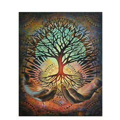 DIY Framed Painting Four Seasons Tree For Home Adults Room Decoration
