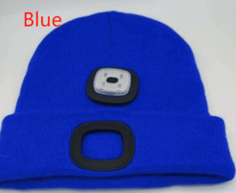 Image of Unisex LED Lighted Knitted Beanie Cap Warm Winter