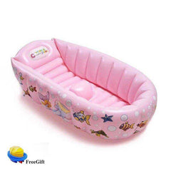Portable Inflatable Baby Bath Tub Cushion Warm With Air Pump