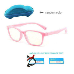 Kids Anti-Blue Soft Plain Light Silicone Glasses