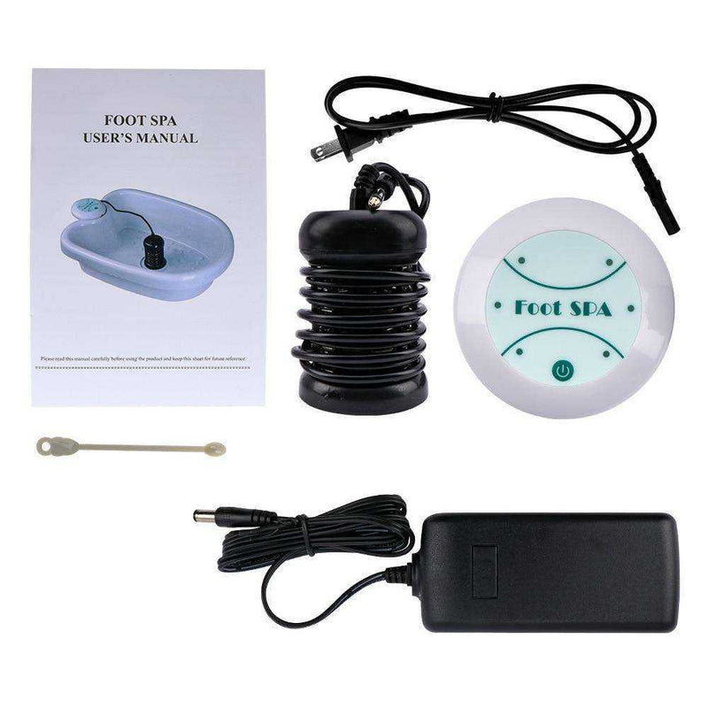 Foot Spa Detox Machine Ion Heavy Metal Portable Bubble Cleanse Kit (No Basin)