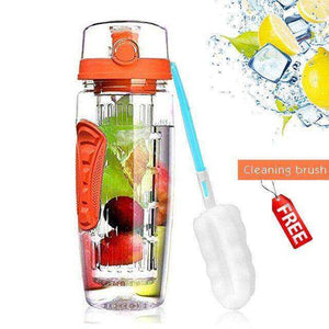 32oz 1000ml New Fruit Infuser Juice Shaker Sports Lemon Water Bottle