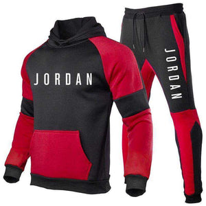 High Quality Tracksuit Men Hooded Sweatshirt+Pants Pullover Sets