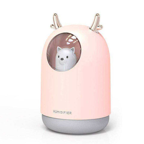 Image of Animal Humidifier Rechargeable Night Light Lamp Aroma Diffuser Cool Mist Maker