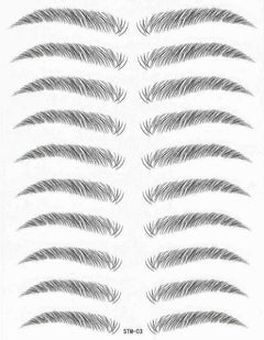 Magic False Eyebrows Tattoo Sticker