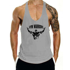 Mens Gym Fitness Clothing Workout Cotton Sleeveless Stringer
