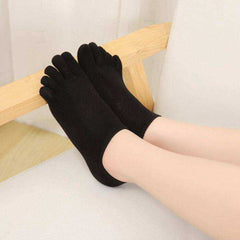 1 Pair Cotton Five-Finger Women Colorful Toe Socks