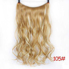 24 Inches Invisible Wire No Clips Hair Extension