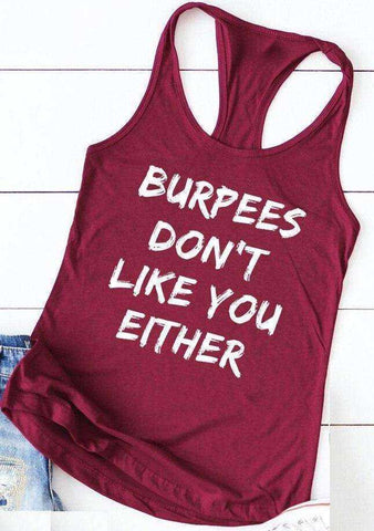 Image of Casual Women's Racerback Workout Exercise Summer Sleeveless Shirt