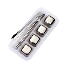 Stainless Steel Ice Cube, Reusable Chilling Stones for Whiskey