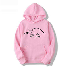Not Today Lazy Cat Sweater Hoodies
