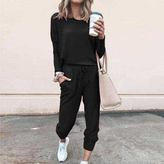Casual Outfits Jogger 2 Piece Set For Women