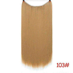 24 Inches Invisible Wire No Clips Hair Extension