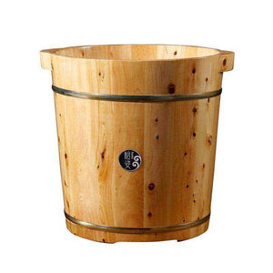 Thickened Eco-friendly Solid Wood Detox Foot Bath Bucket