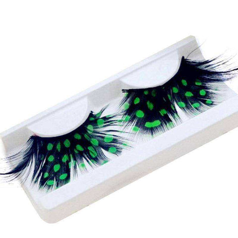 Image of 1 Pair Cosplay Feather False Eyelashes