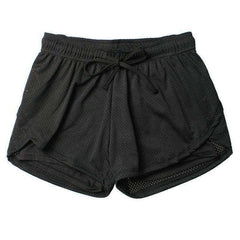 Women Yoga Short Leggins  Mesh Breathable