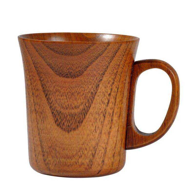 Natural Jujube Wooden Cup Handmade Wooden Coffee Beer Mugs