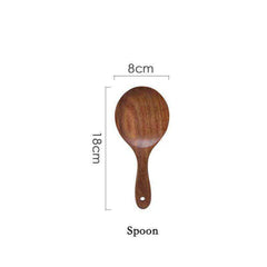 Teak Natural Wood Tableware Kitchen Tool Set