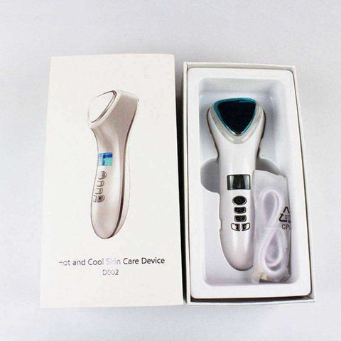 Image of Aesthetic LED Ultrasonic Hot Cold Facial Massager Wrinkle Remover Machine