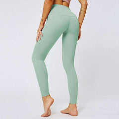Aesthetic High Waist Yoga Pants Athletic Leggings For Women