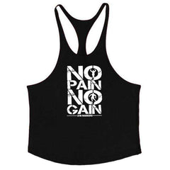 Men Anime Bodybuilding Cotton Stringer Tank Tops