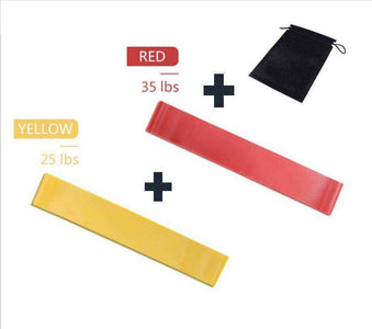 Resistance Elastic Fitness Bands Yoga Exercise Rubber Workout
