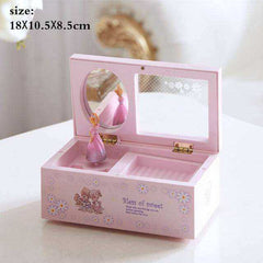 Classic Rotating Dancer Ballerina Piano Music Jewelry Box
