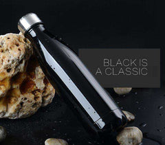Double-Wall Stainless Steel Insulated Vacuum Thermos Water Bottle