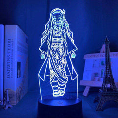 Acrylic Led Night Light Anime Demon Slayer Characters Figure