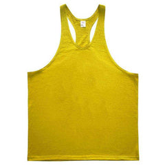 Mens Gym Fitness Clothing Workout Cotton Sleeveless Stringer