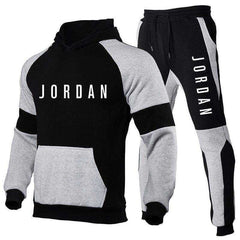 High Quality Tracksuit Men Hooded Sweatshirt+Pants Pullover Sets