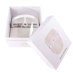 Aesthetic 3 Colors LED Light Therapy Face Mask Photon Instrument
