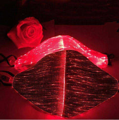 7 Colors Led Light Replaceable Carbon Filter Dust Face Mask