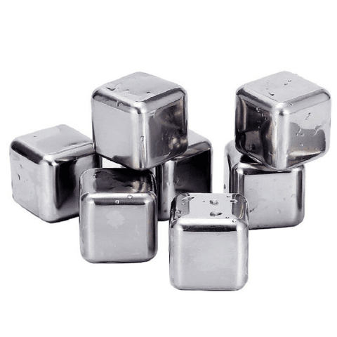 Image of Stainless Steel Ice Cube, Reusable Chilling Stones for Whiskey