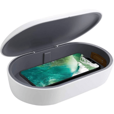 Image of 10W Fast Wireless Charger with Phone Sanitizer