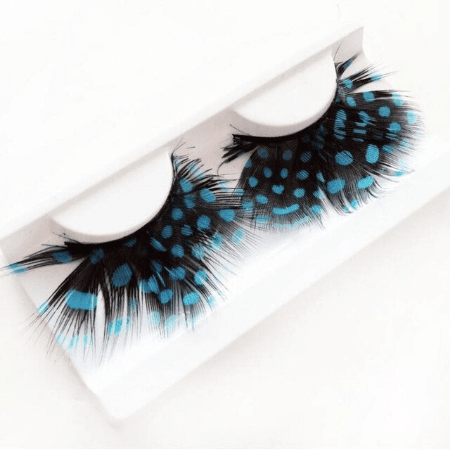 Image of 1 Pair Cosplay Feather False Eyelashes