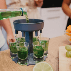 6 Shot Glass And Dispenser