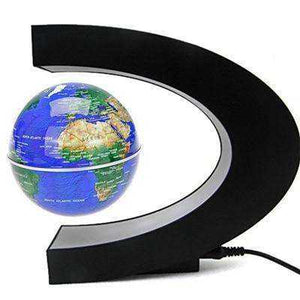 Magnetic Levitation Night Light Floating World Map Ball Lamp