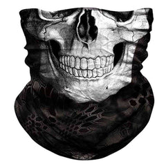 3d Seamless Neck Bandana Demon Skull Facemask Headwear
