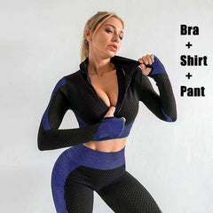 New Women's Sportwear Yoga Fitness Sets Clothing