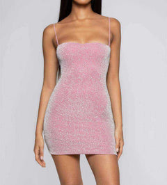 Thin Shoulder Strap Slim Mini Tight Women's Short Dress