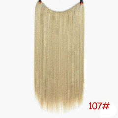 24 Inches Invisible Wire No Clips Hair Extension