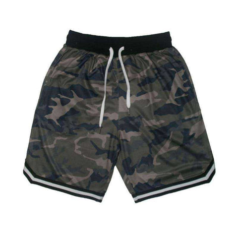 Image of New Men's Fitness Camouflage Sports Shorts