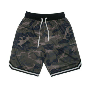 New Men's Fitness Camouflage Sports Shorts